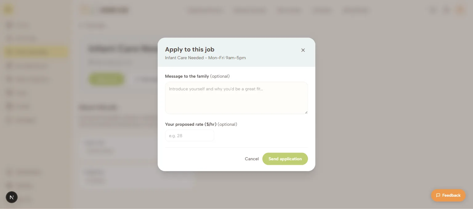 After applying, the action becomes a status. Re-applying is blocked at the database.