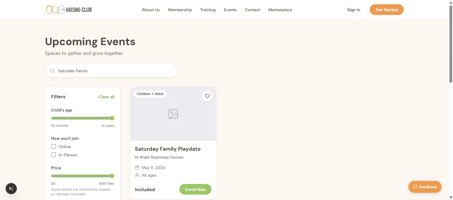 Organisation-hosted live sessions in a custom learning platform