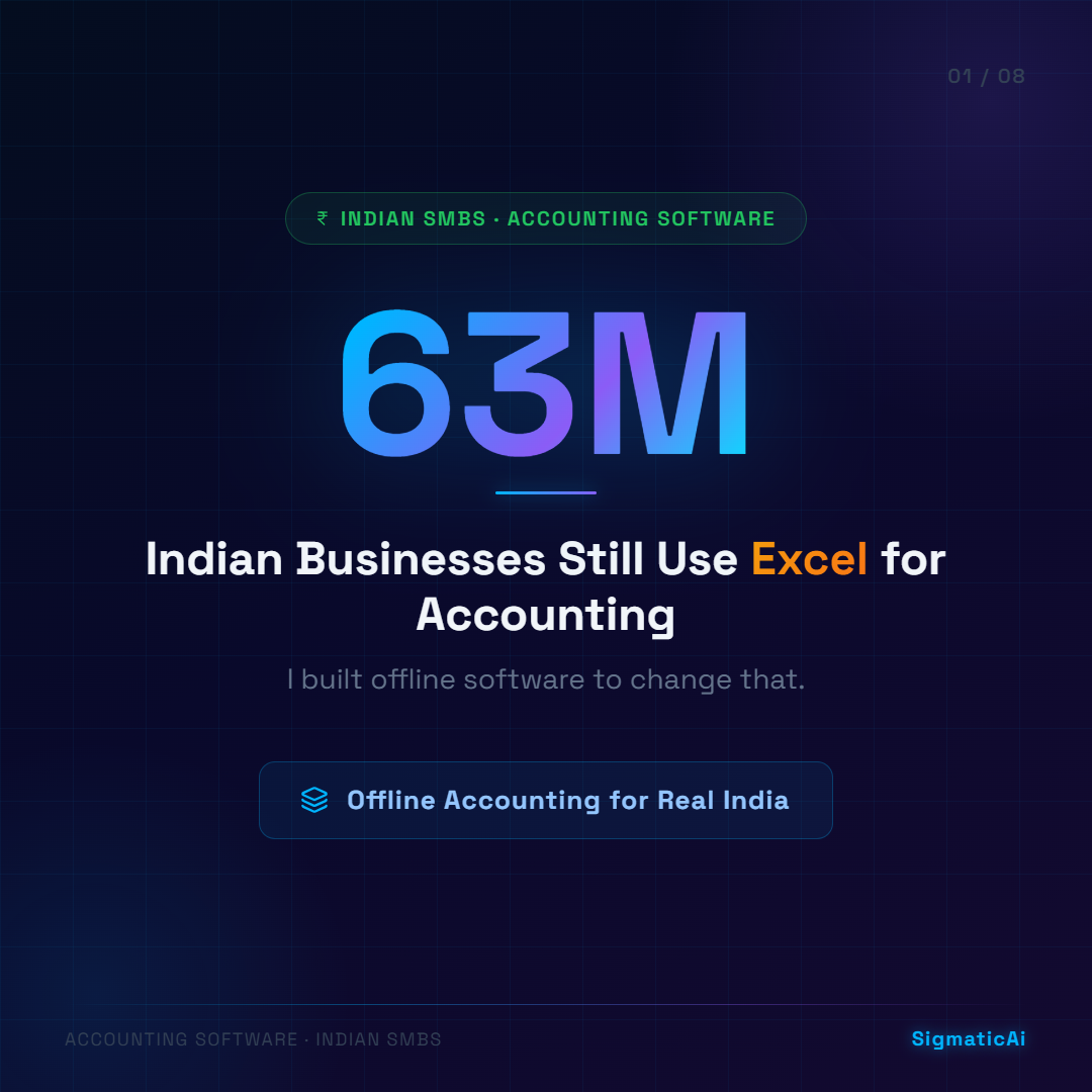Accsys — Offline-First Accounting — slide 1