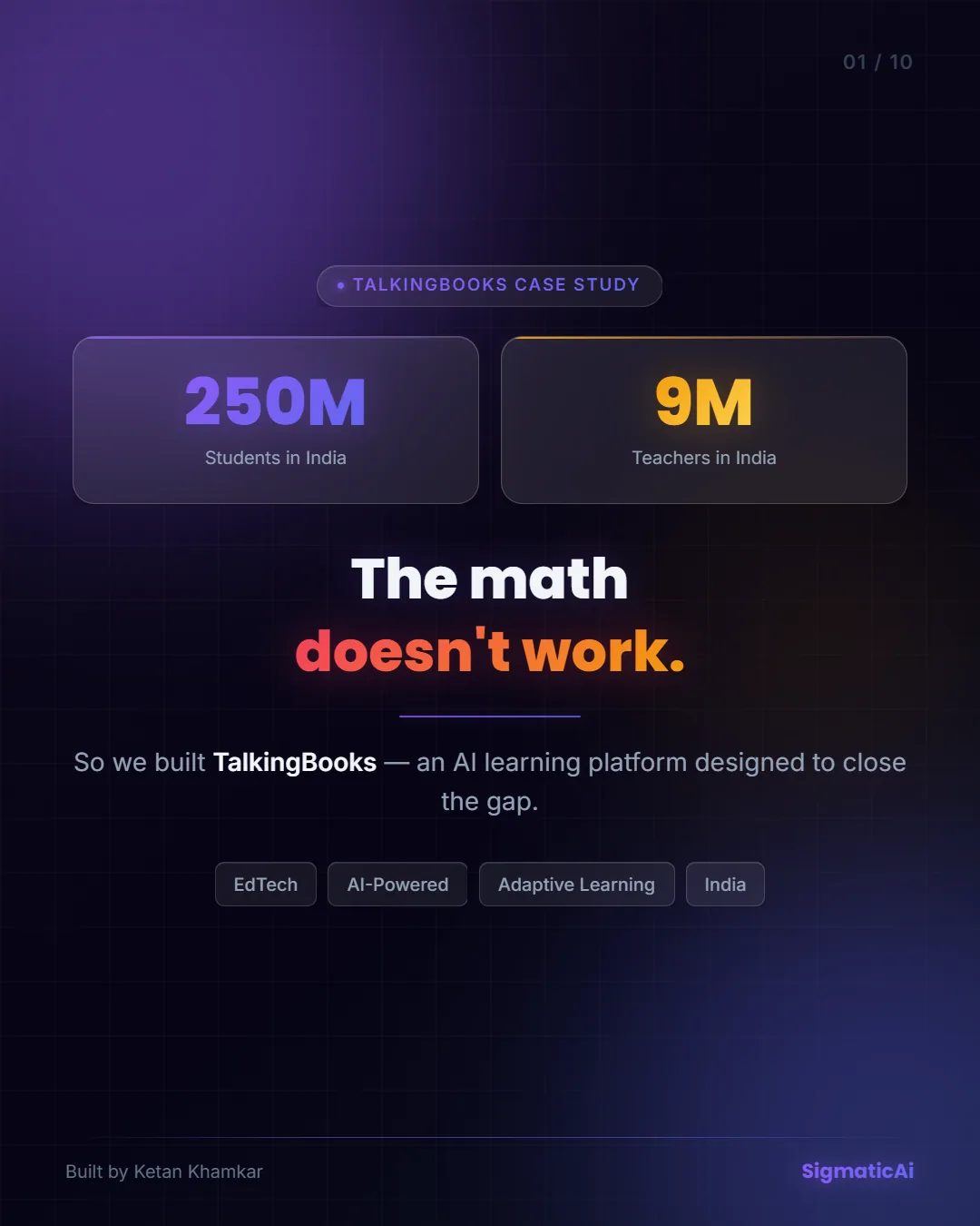 Talking Books — AI Education Platform — slide 1